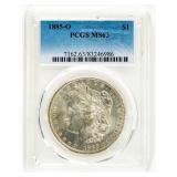 Coin 1885-O Morgan Silver Dollar PCGS MS63