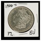 Coin 1900-S  Morgan Silver Dollar Brilliant Unc.