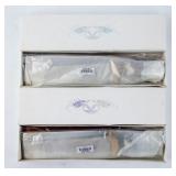 Knife Lot Of 2 Custom Damascus Staghorn Bowie's