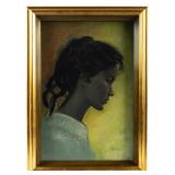 Framed Pastel/Charcoal Portrait