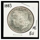 Coin 1883  Morgan Silver Dollar B.U. DMPL