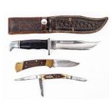 Knife Mixed Lot Of High End Buck & Schrade Knives