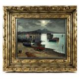 Framed Oil Painting by Carlo Ciappa