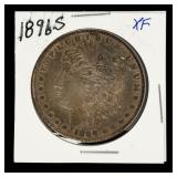 Coin 1896-S  Morgan Silver Dollar Extra Fine