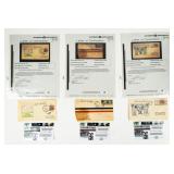 (3) Charles Lindberg Autographed Items W/ Certs
