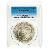Coin 1881-S Morgan Silver Dollar PCGS MS63