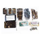 Ammo Mixed Lot Of Rifle & Pistol Cartridges Reload