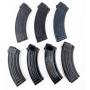 Lot Of 3 Poly-Tech Mags & 4 Normal Steel Magazines