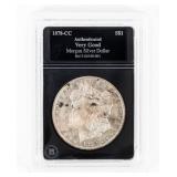 Coin 1878-CC Morgan Silver Dollar in Fine