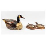Art Lot Of Three Waterfowl