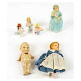 6 Vintage Dolls