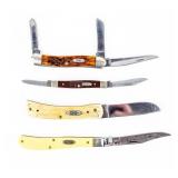 Knife LotOf 4 Case Folding Knives