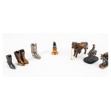 7 Western Themed Figurines