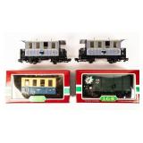Lot of 4 LGB G Scale Passenger & Freight Cars