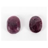 Jewelry 2 Unmounted Ruby Gemstones