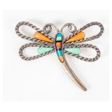 Jewelry Sterling Silver Dragonfly Brooch