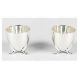 Set of 2 Silver-Plated Egg Cups