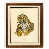 Richard Evans Younger "Jaguar" Framed Print