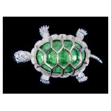 Jewelry Sterling Silver BEAUCRAFT Turtle Brooch