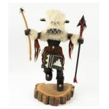 Large Southwestern White Buffalo Kachina
