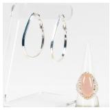 Jewelry Sterling Silver Earrings & Ring