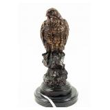 Jules Moigniez Bronze Falcon Statue