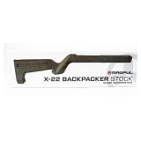 Magpul X-22 Back Packer Stock Green For 10/22 TD