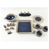Polish Pottery Dish Set- 17 Pieces