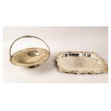 Lot of 2 Silver-Plated Kitchen Items