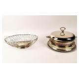 Lot of 4 Silver-Plated Kitchen Items