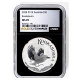 Coin 2024 Australia Silver Dollar NGC MS70