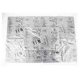 Lot Of 5 Glock Gen 5 Gun Cleaning Mat