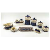 Polish Pottery Dish Set-  12 Pieces