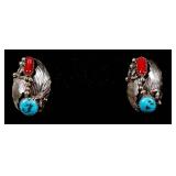 Jewelry Sterling Silver Turquoise Earrings