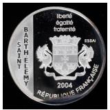 Coin 2004 1 1/2 Euro Saint Barthelemy Silver
