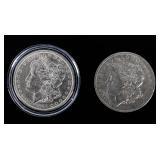 Coin (2)  Morgan Silver Dollars  1891 & 1891-O