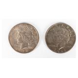 Coin (2)  Peace Silver Dollars 1924 & 1924-S