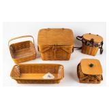 Set of 5 Longaberger Baskets