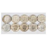 Coin (10) Eisenhower 40% Silver Proof Dollars