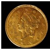 Coin 1851 Gold Dollar in Very Good