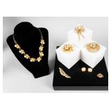 Jewelry Lot of Vintage Costume Jewelry / Signed