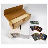 Set of 3 Long boxes, MLB, NBA, WCW Cards