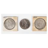 Coin (3)  Morgan Silver Dollars 1900 Extra Fine