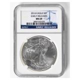 Coin 2014 American Silver Eagle NGC MS69