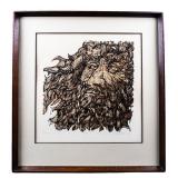 Joseph Fay "Green Man� Framed Serigraph Print
