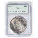 Coin 1885  Morgan Silver Dollar PCGS MS61