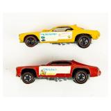 Lot Of 2 1970s Toy Hot Wheels Famous Funny Cars
