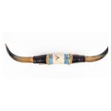 Vintage Steer Horn Mount