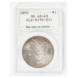 Coin 1898 Morgan Silver Dollar NCI MS65