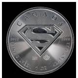Coin 2016 Canadian $5 .999 Fine Silver Superman